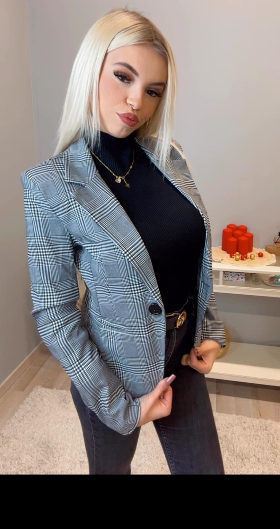 blazer gris