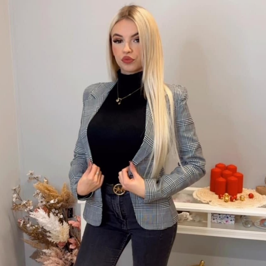 blazer gris
