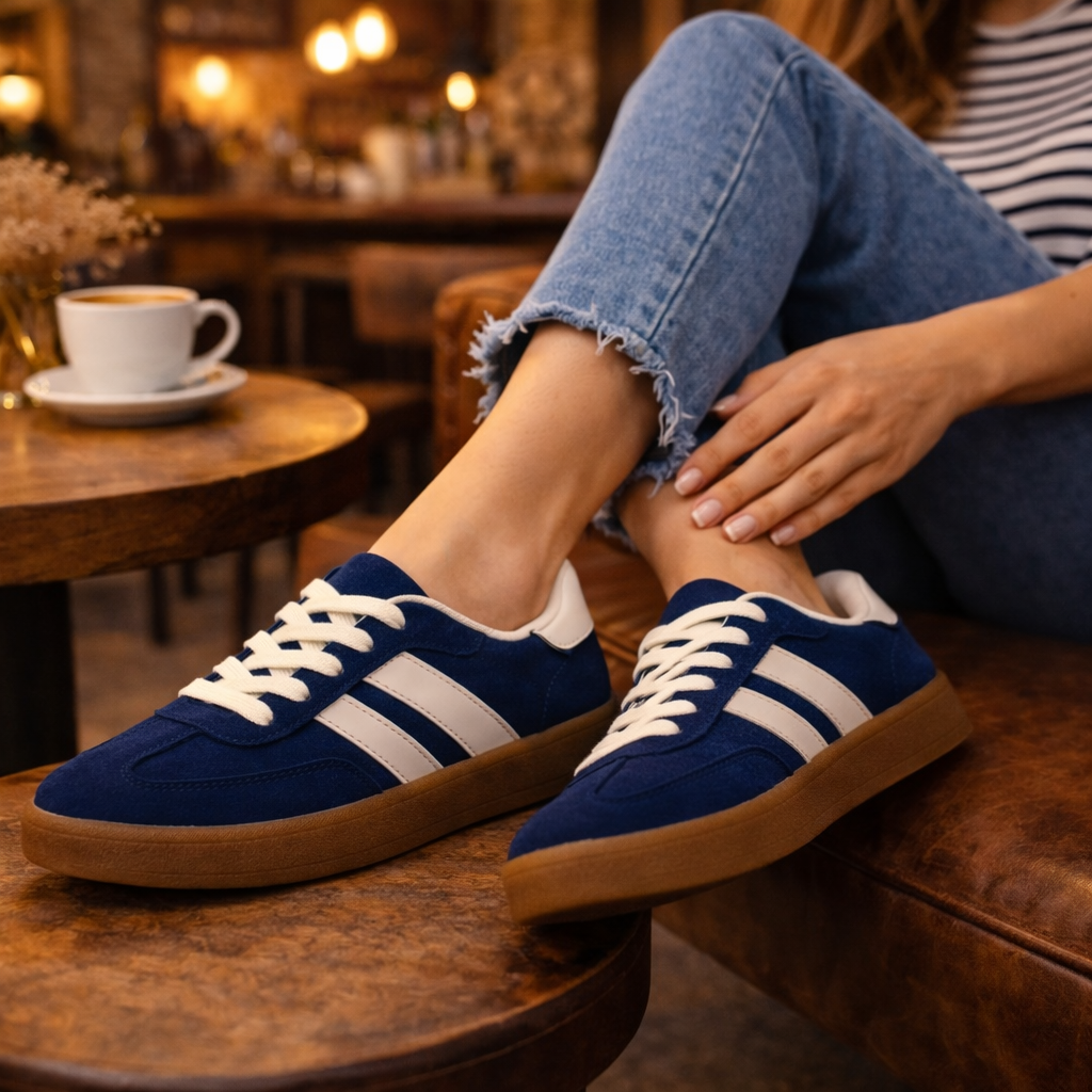 baskets bleu