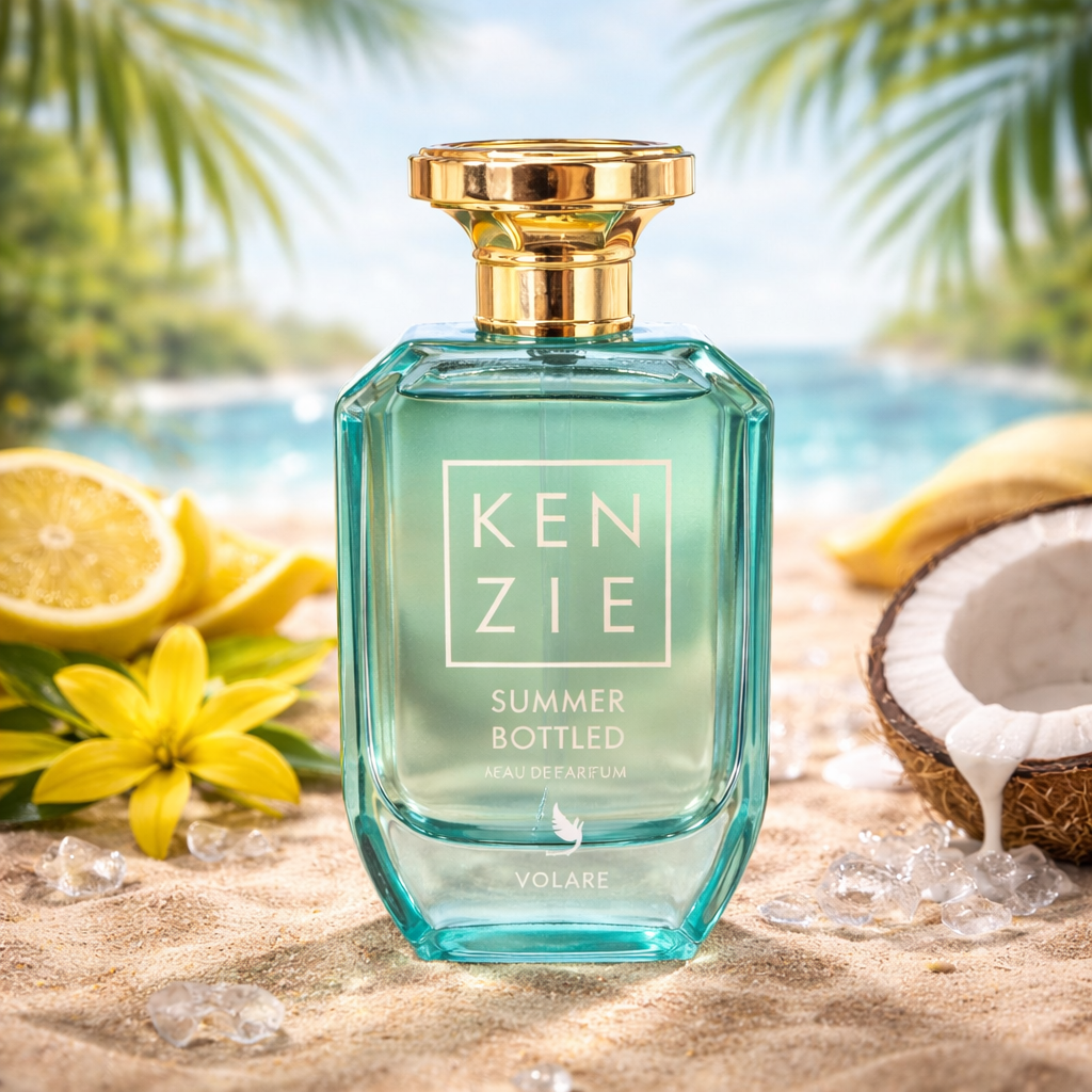 Flacon Kenzie Summer Bottled Volaré 100ml parfum tropical coco citron