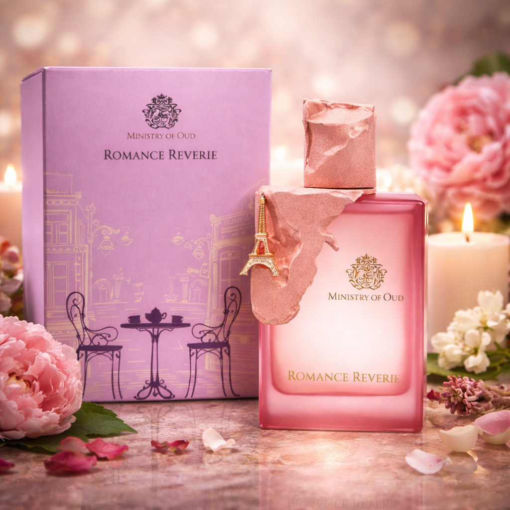 Romance Reverie Ministry of Oud 100ml boîte et flacon