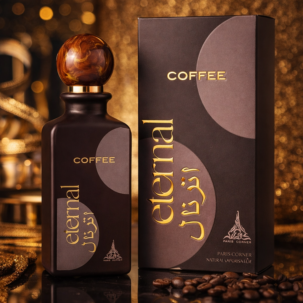Eternal Coffee Paris Corner 85ML boîte et flacon parfum gourmand café Fashion Victims