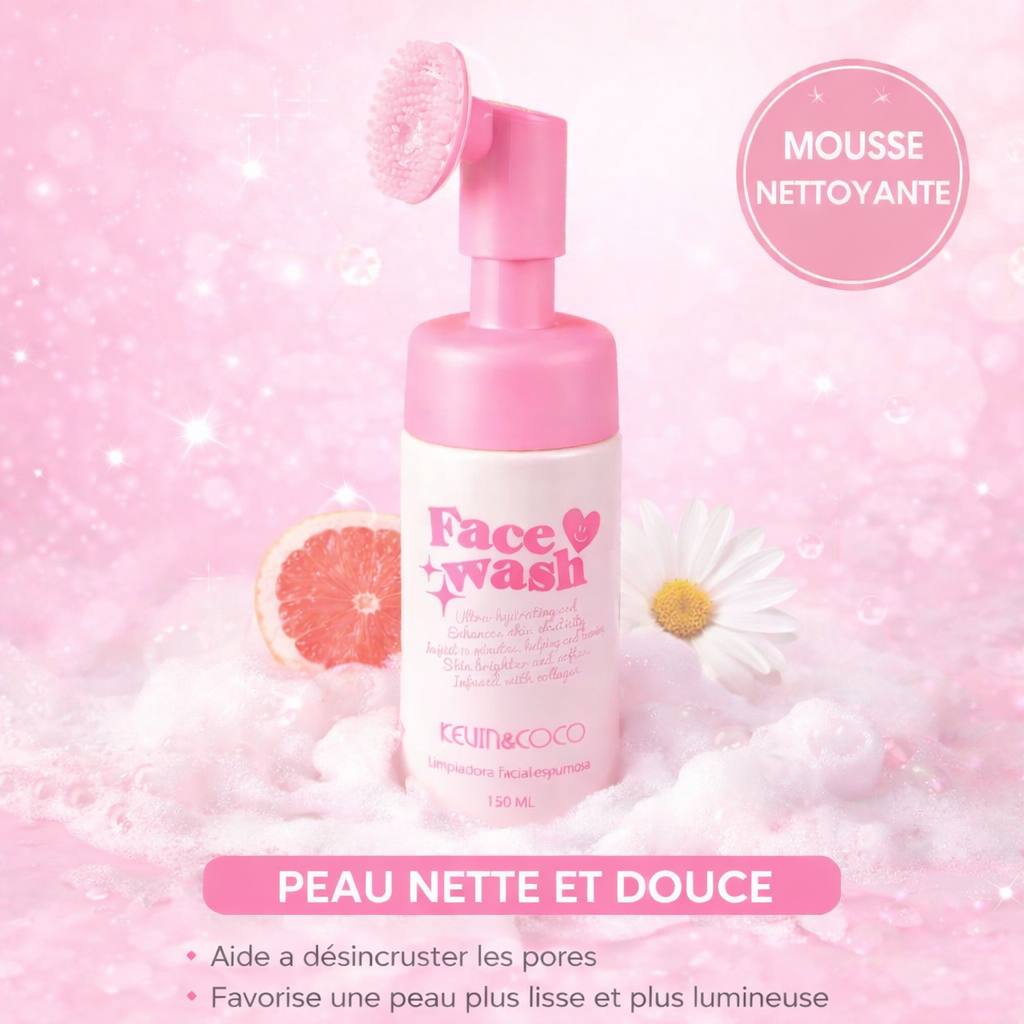 Mousse nettoyante visage Kevin