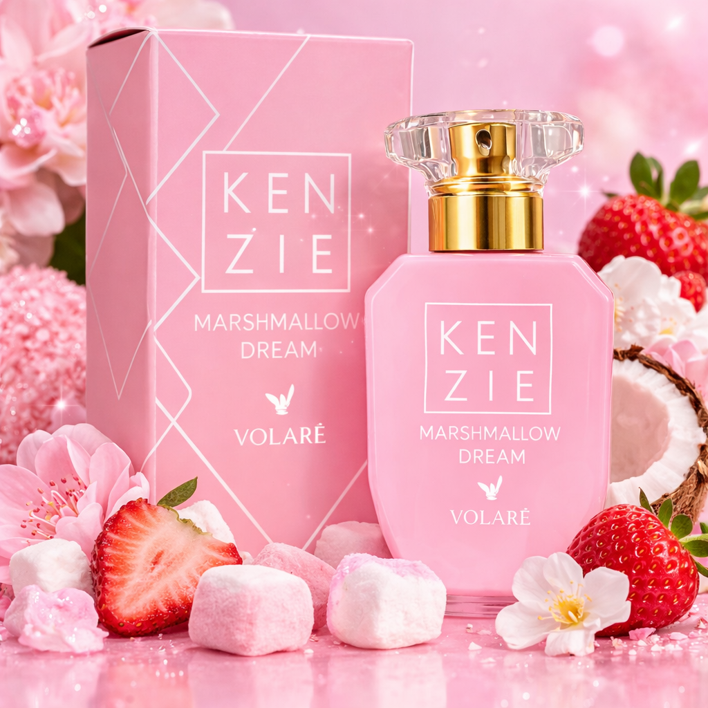 parfum kenzie marshmallow dream volare 25ml boite et flacon parfum femme gourmand