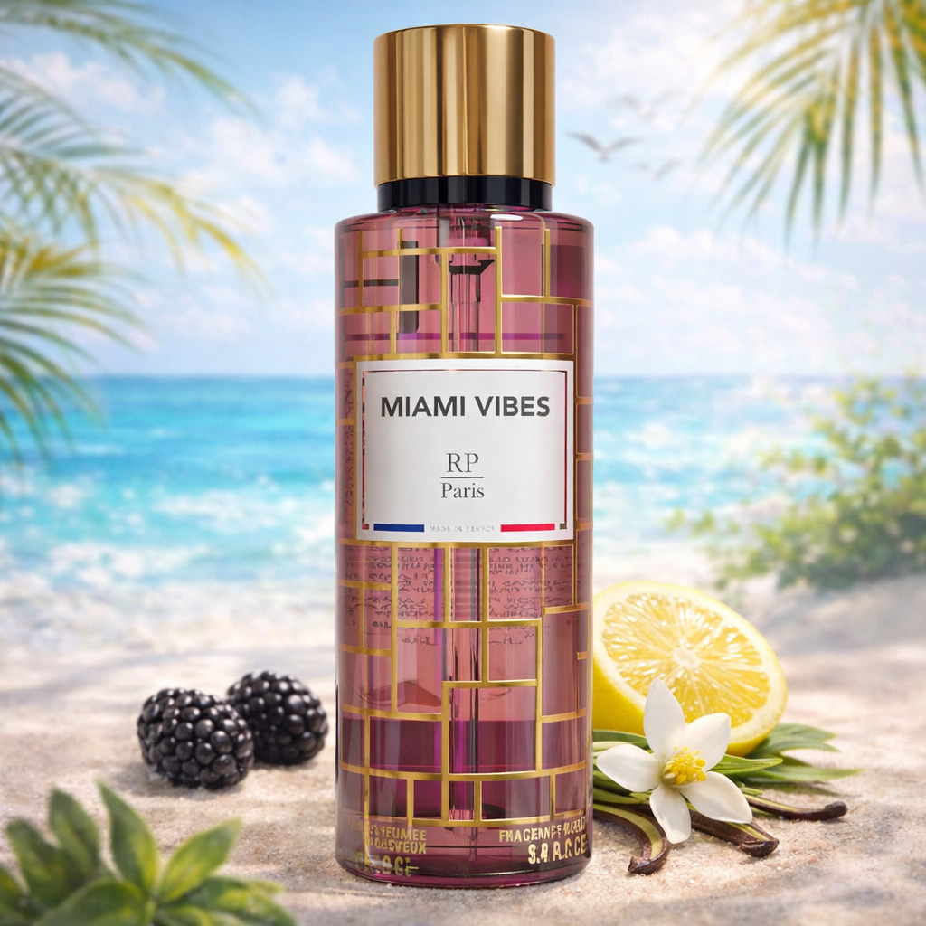 brume parfumee miami vibes rp paris 250ml body mist femme bergamote mure