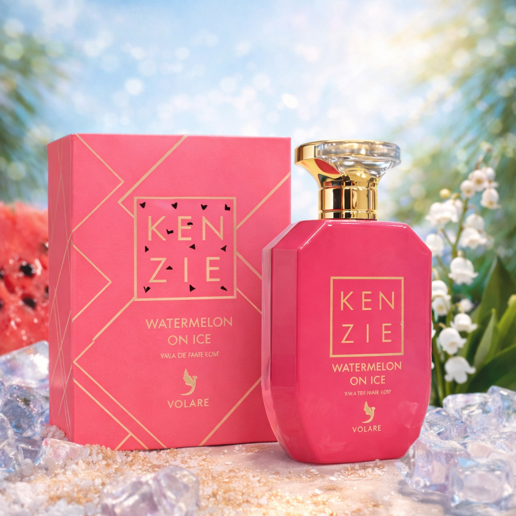 parfum kenzie watermelon on ice volare 100ml boite et flacon parfum femme fruité