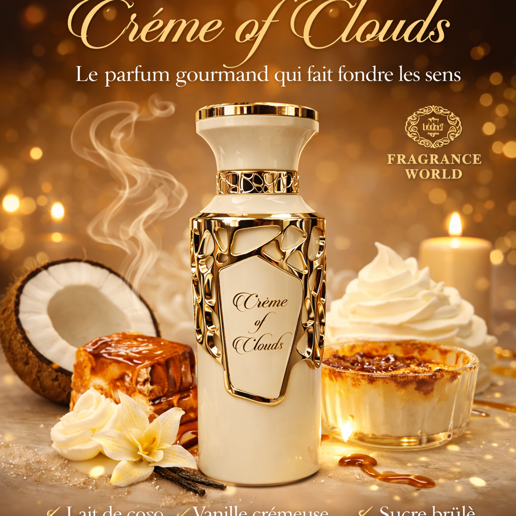 parfum gourmand creme of clouds fragrance world coco vanille