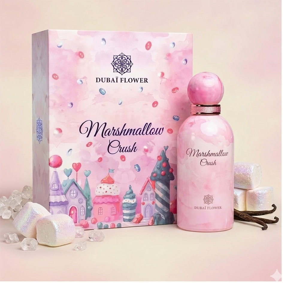 parfum marshmallow crush dubai flower gourmand marshmallow vanille