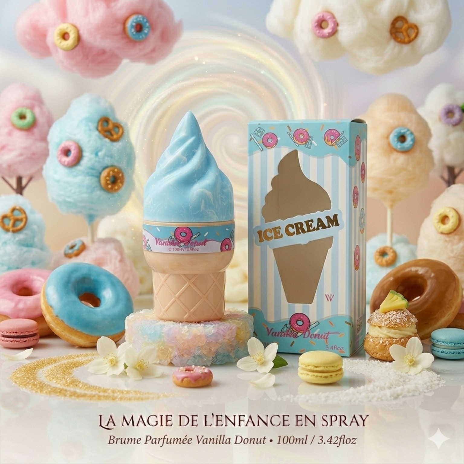 brume parfumée vanilla donut 100ml parfum gourmand sucré femme
