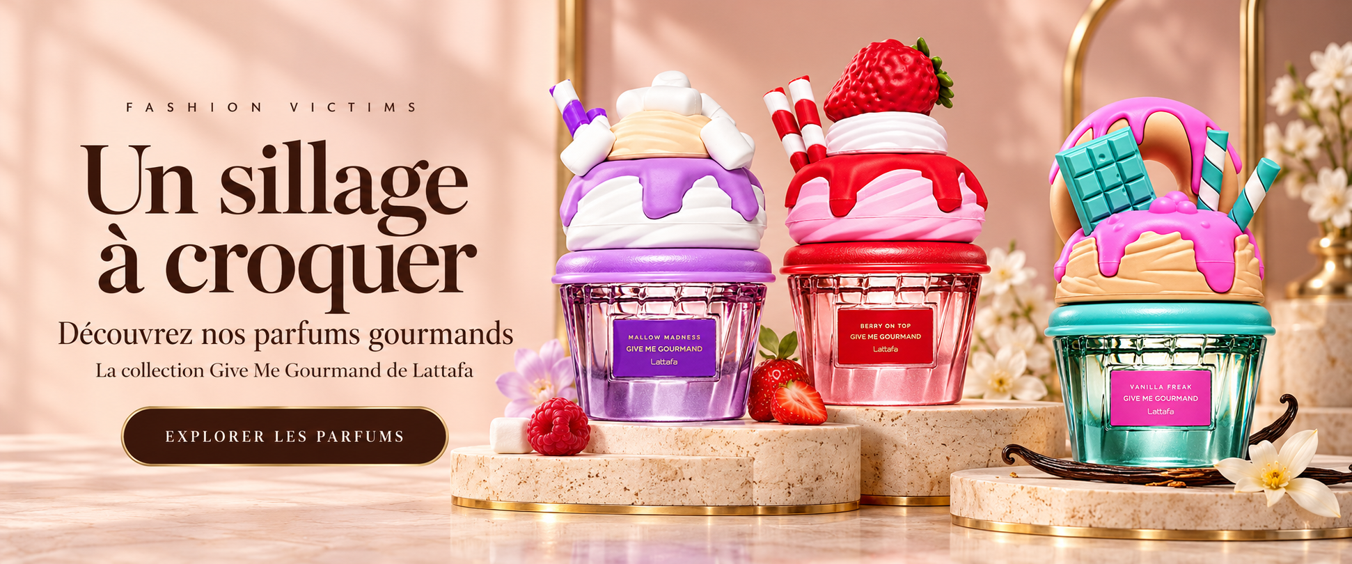 Découvrez nos parfums gourmands Lattafa