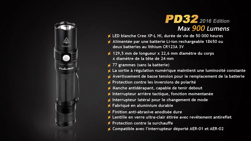 PD32  lampe survie