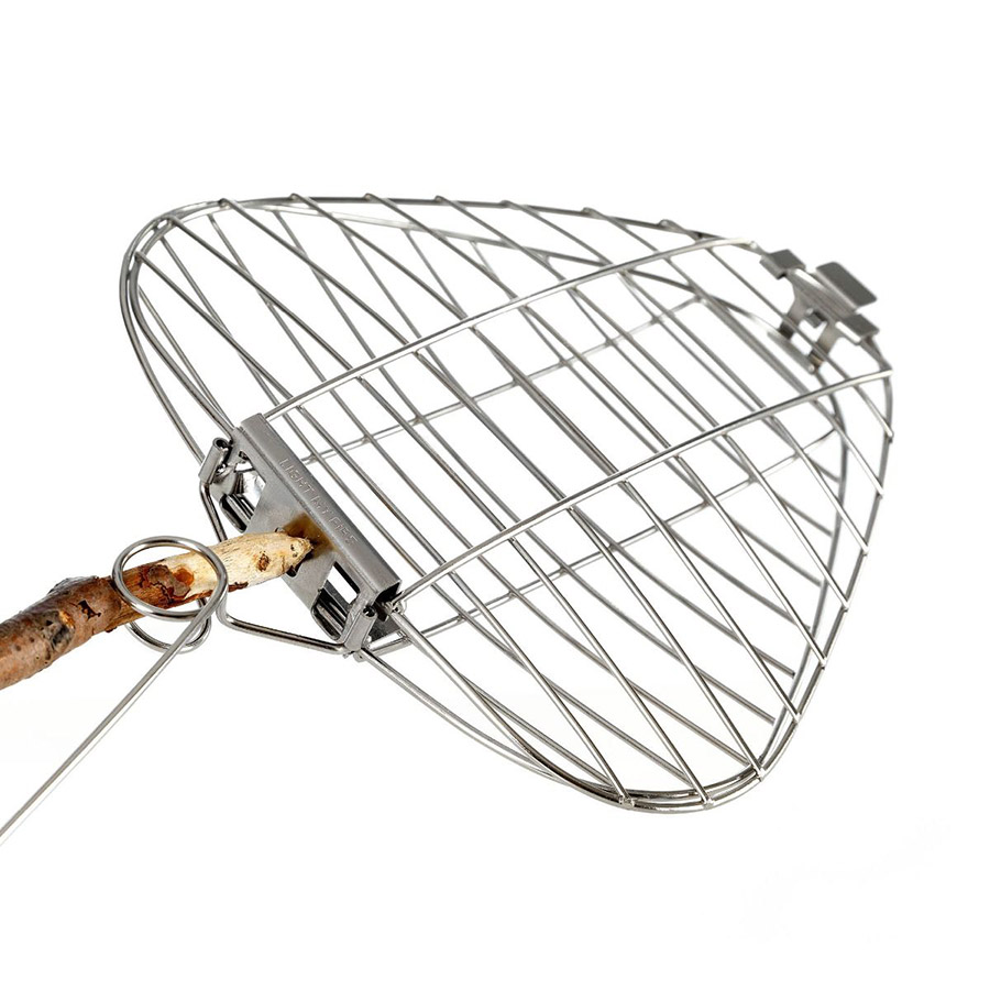 Grille De Barbecue En Acier Inoxydable - Carrée, Pour Camping Et Feux De Camp - Améliore La Circulation D'air Pour Une Cuisson Uniforme