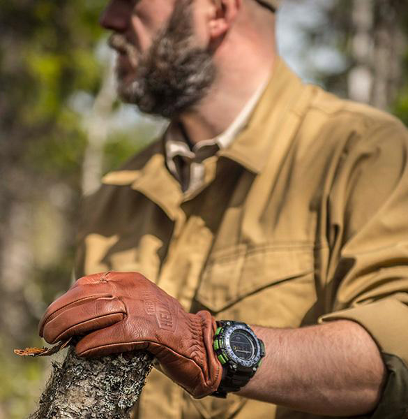 Gants en cuir Bushcraft, Gants ignifuges en cuir de veau véritable, Gants  de camping, Gants de jardin et de réparation, Gants en cuir  ultra-résistants -  France