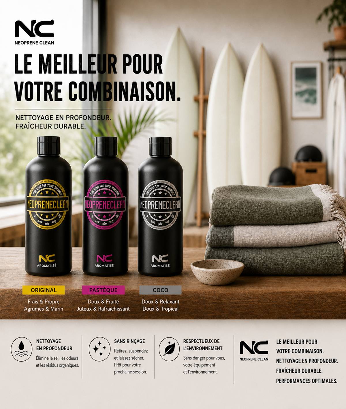neoprene clean combinaison