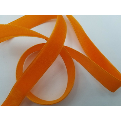 Ruban velours, orange (Ve-445)