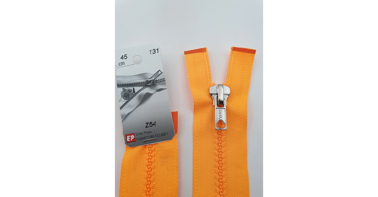 Fermeture Eclair Z54, Moulée, gris foncé, 75cm