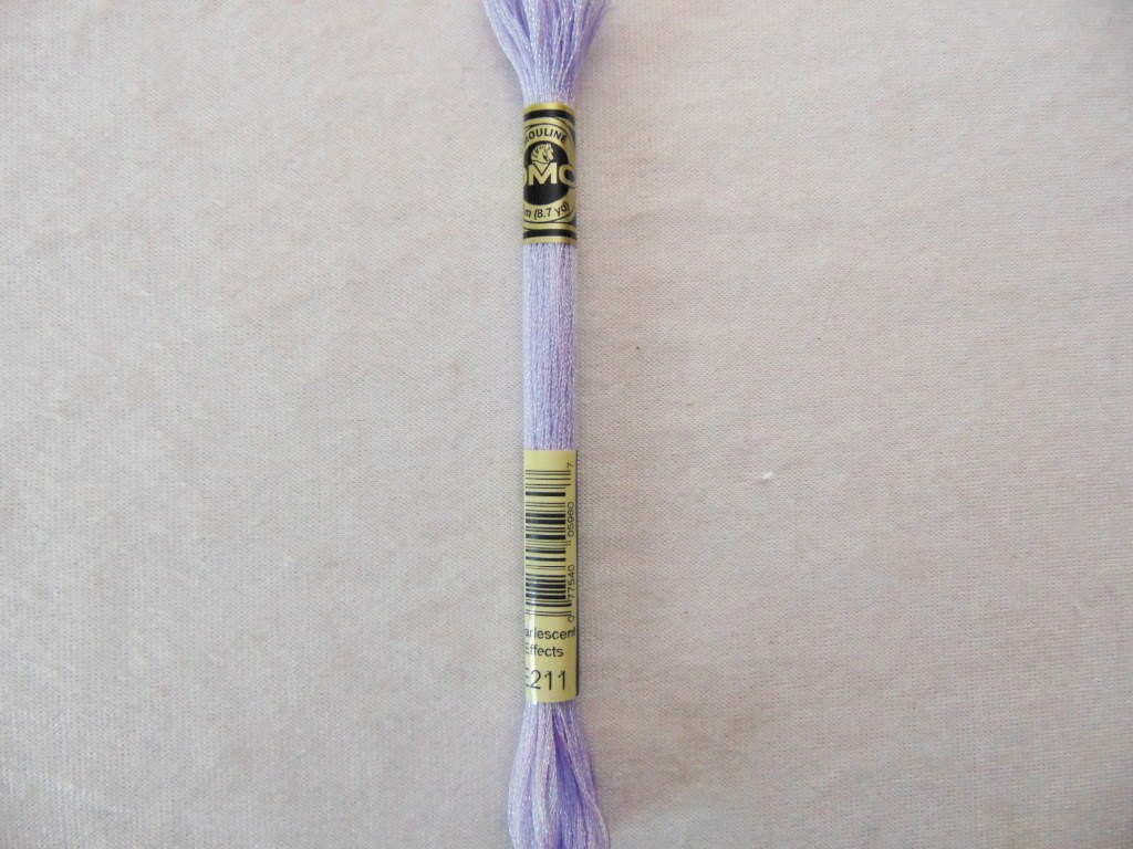 Fil DMC Effet Lumière à Broder 317W E211 Lilas