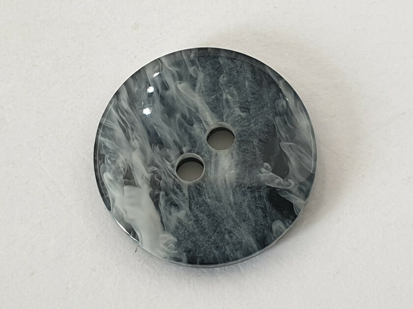 Bouton De Mercerie Ancien Gris - Lot Ou Pièce D'occasion - Référence 1215