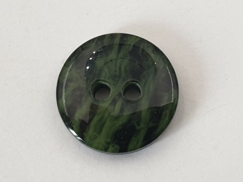 Boutons De Couture Vert Brillant Anciens - Lot De 3 Tailles Différentes (1344) | Mercerie Vintage D'occasion