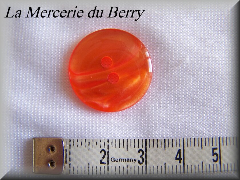 Lot De Boutons Anciens Orange Mat - Mercerie Vintage, Environ 1 à 10 Pièces