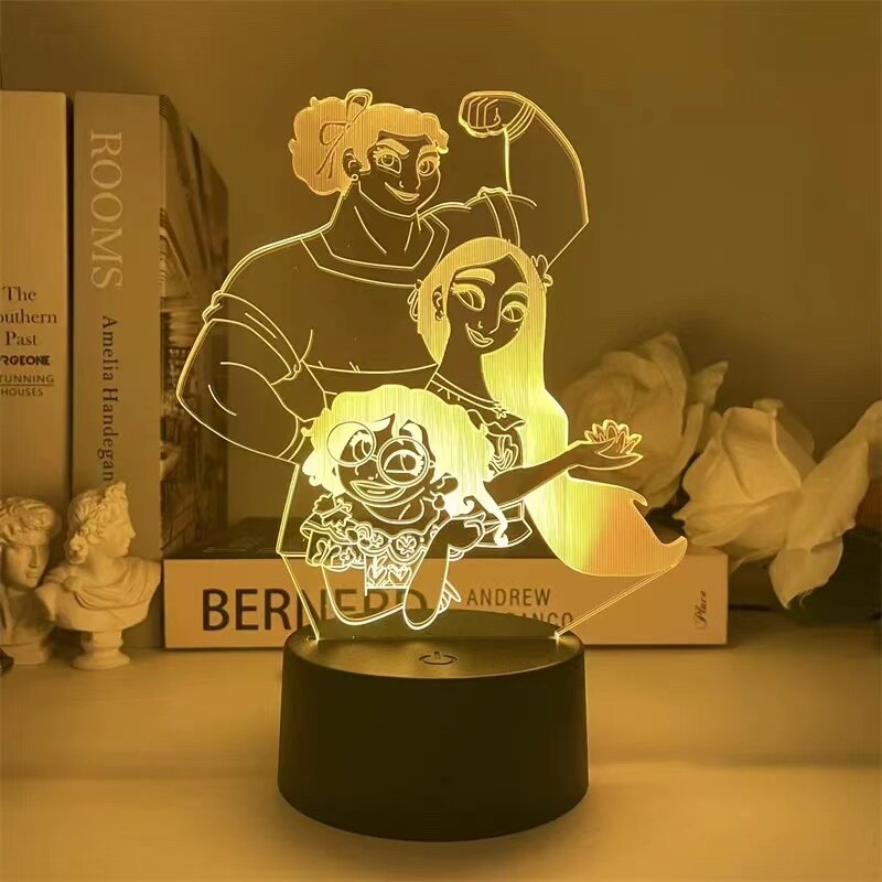 Lampe-LED-3D-l-effigie-des-personnages-de-Disney-Encanto-luminaire-d-coratif-id-al-pour