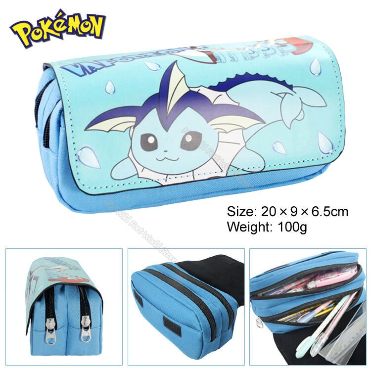 0€01 sur Trousse à crayon à et de stylo Goserda Pokémon Pikachu