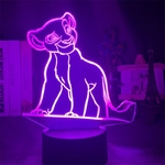 Lampe-LED-3D-l-effigie-du-roi-Lion-Simba-de-Disney-veilleuse-en-acrylique-design-de