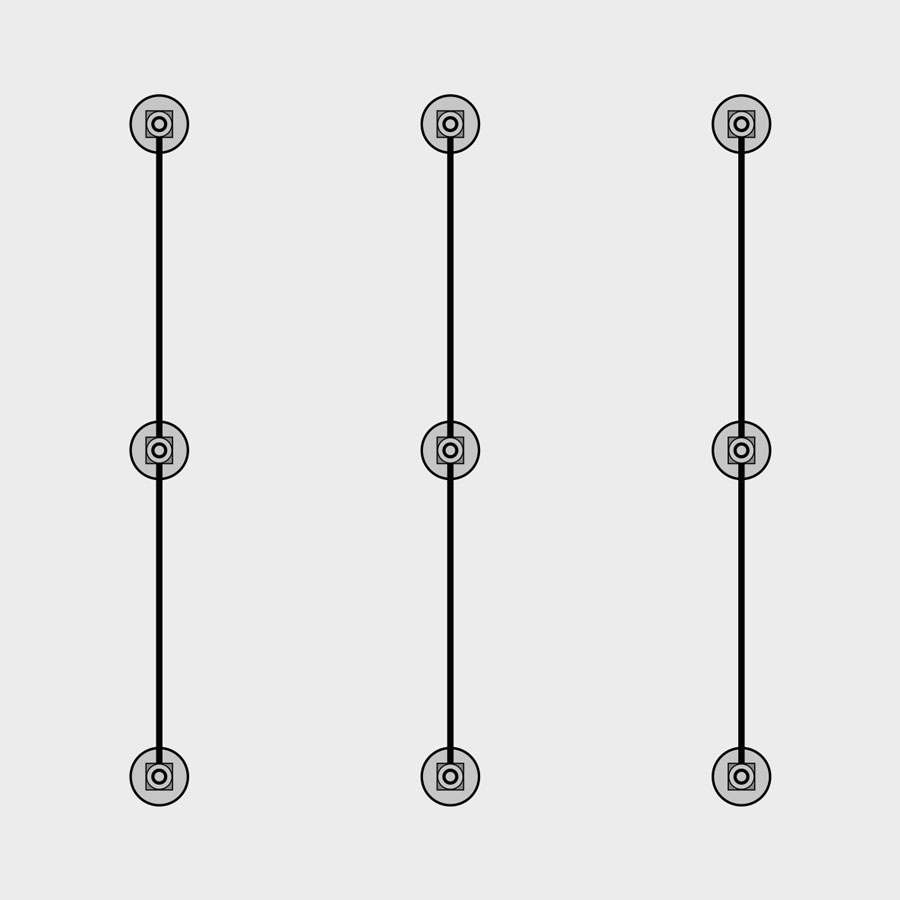 Lignes GREENCABLE - Kit de 6 à 12 m linéaires - L9