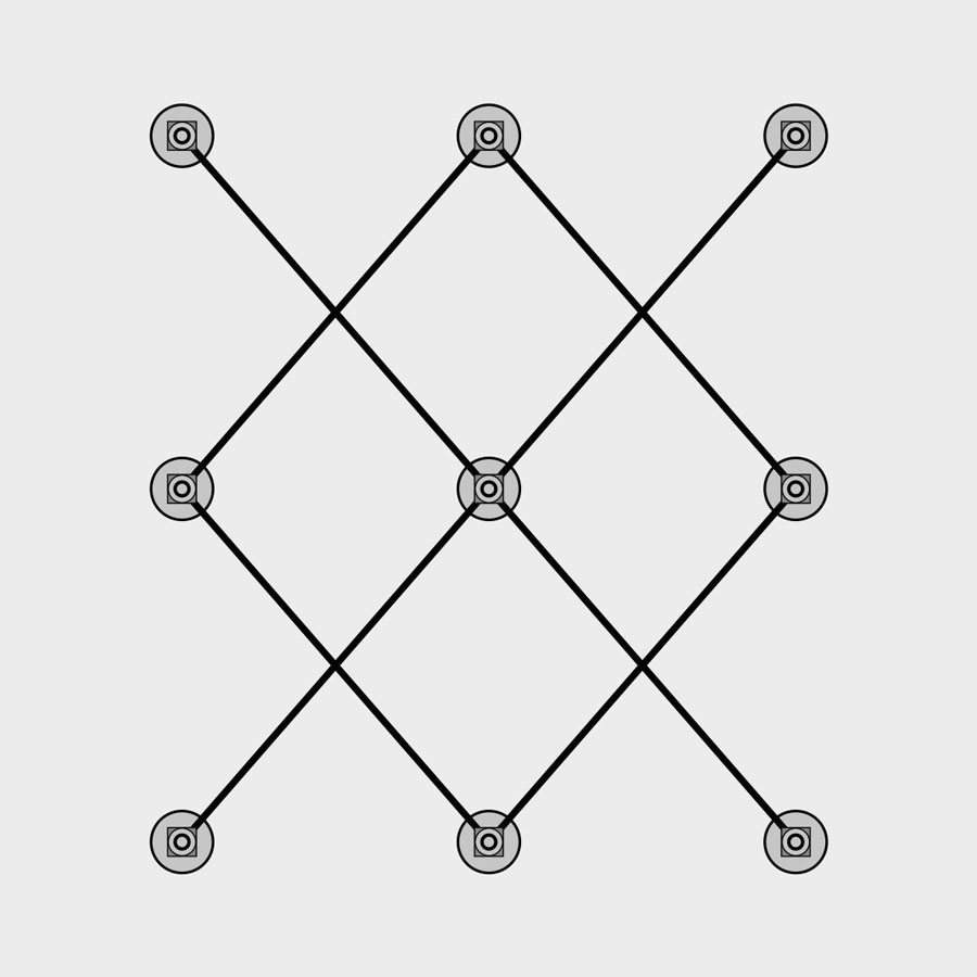 Diagonales GREENCABLE - Kit de 4 à 16 m2 - D9