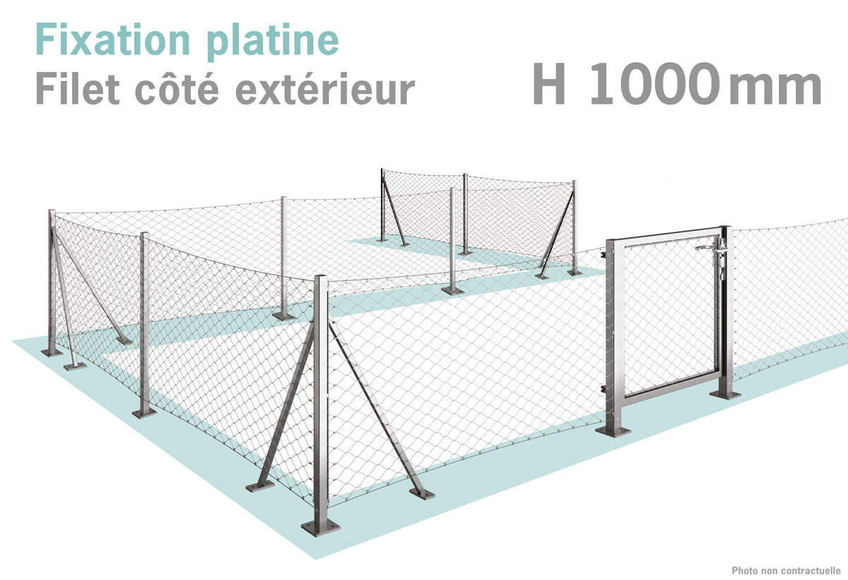 Cloture-perimesh-platine-Filet-exterieur-H1000