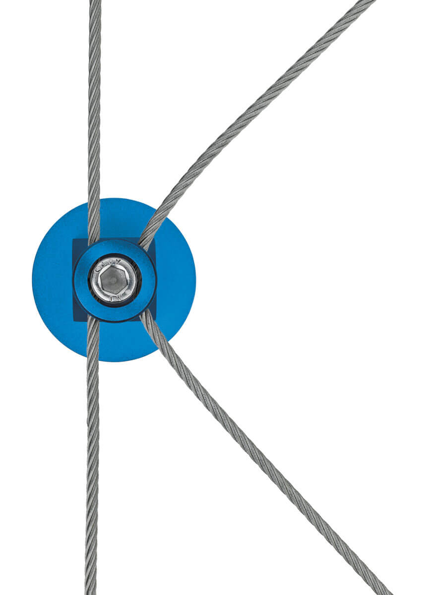 Support-vegetalisation-treillis-cable-bleu