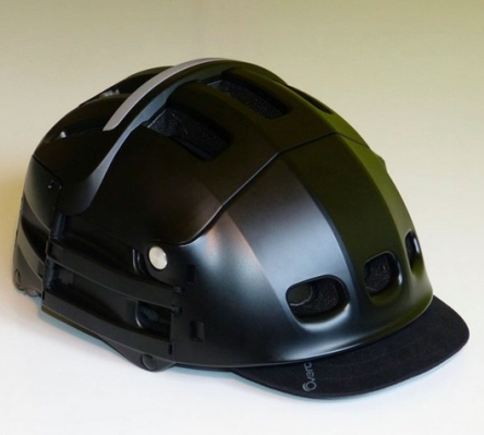 visière noire casque-plie-plixi-overade