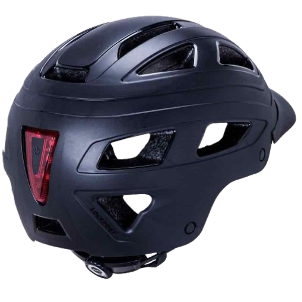 casque kali trottinette cruz noir avec led