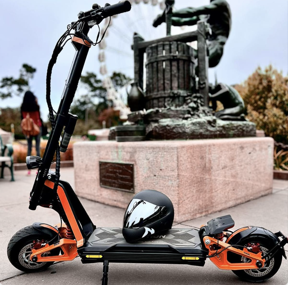 Trottinette électrique Ruptor R1 Lite V2 – Autonomie 60km, Vitesse 50km/h, 500W, Noire (neuve)