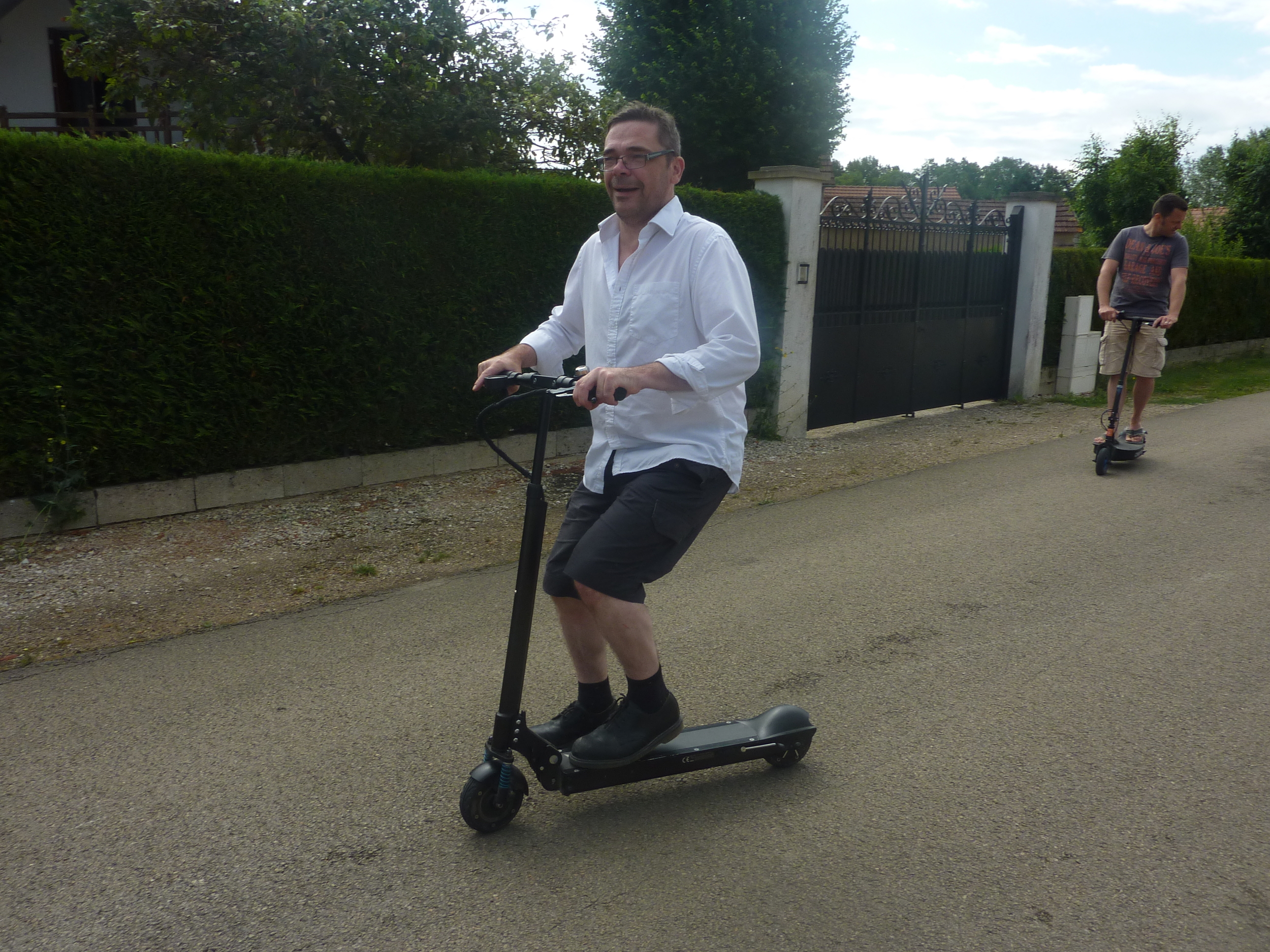 Test de trottinette électrique