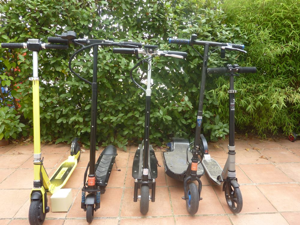 Trottinettes électriques ancienne