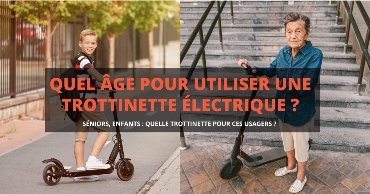 Trottinette électrique : l'âge minimal d'utilisation va passer à 14 ans