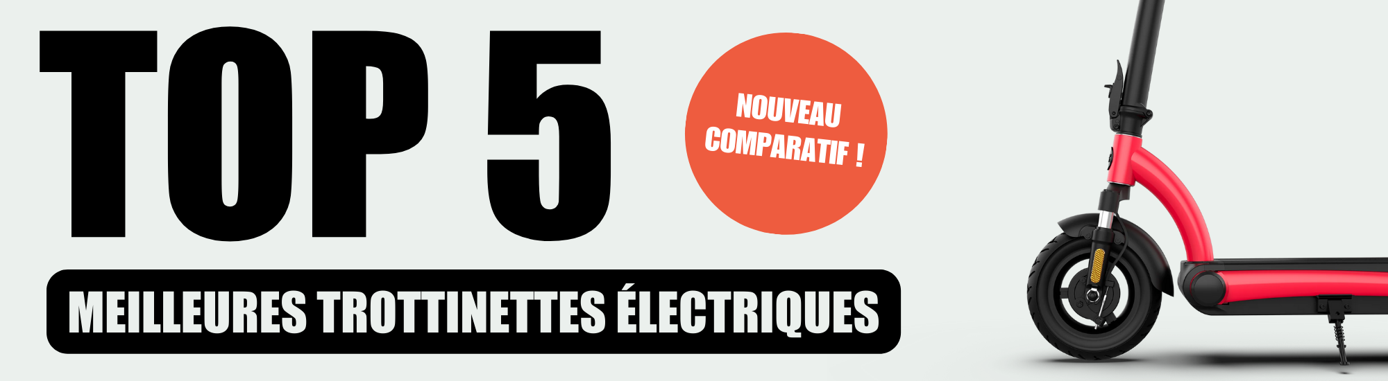 top 5 meilleure trottinette electrique 2023