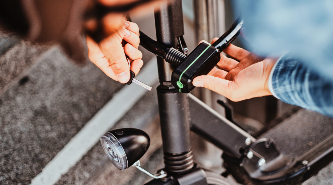eviter le vol de trottinette electrique