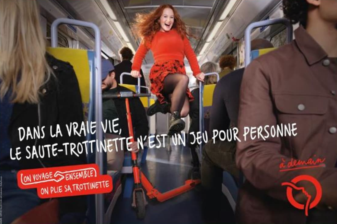 metro paris et trottinette transport