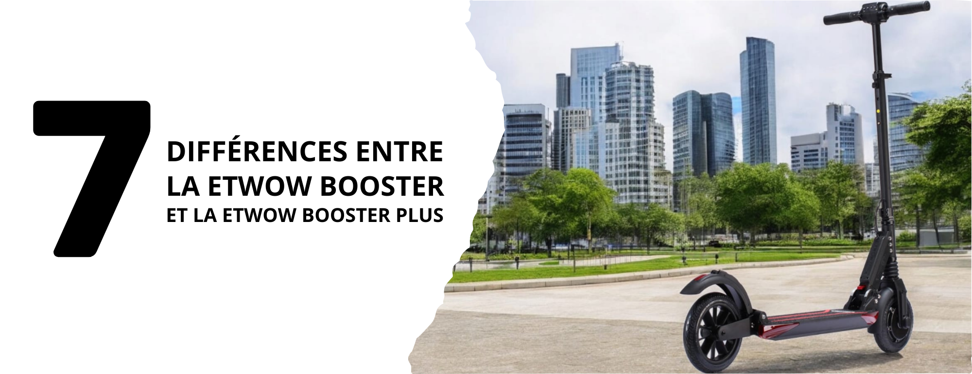 differences entre trottinette electrique etwow booster plus etwow booster
