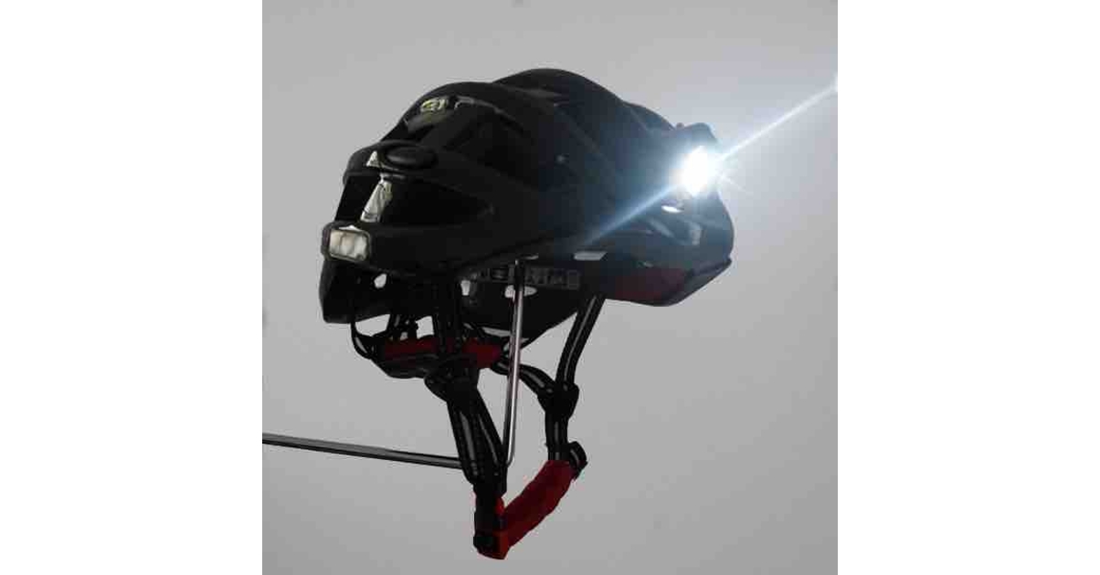 Casque vélo et trottinette avec LED Casr Glow Gris Anthracite M