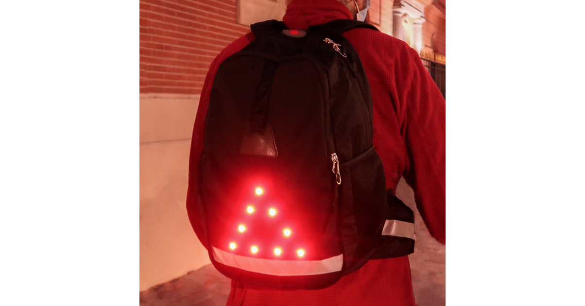 Sac à dos Blacklight NOMADLED I Leds AV Leds AR I GRDE CONTENANCE