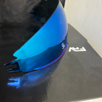 visiere bleue