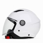 Casque trottinette Grande visiere UNO blanc
