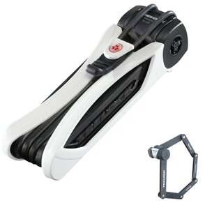 Antivol Velo Moto Pliant, 80 cm 6 Nœuds Repliable Cadenas Velo, Antivol Trottinette avce Support et Clés, Équipement Vélos et - Sport Antivol Velo Moto Pliant, 80 cm 6 Nœuds Repliable Cadenas Velo, Antivol Trottinette avce Support et Clés, Équipement Vélos et - Sport