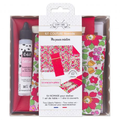 Kit créatif entre copines - tissu Liberty Mitsi - La Boutik