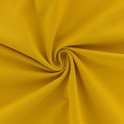 sweat brushed moutarde stof fabric