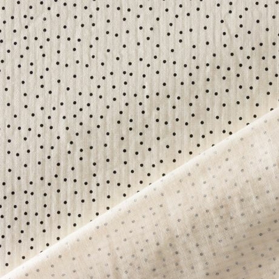 coton pois noires
