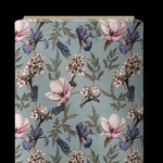 tissu voile de coton mamerserezh fleurs aquarelle